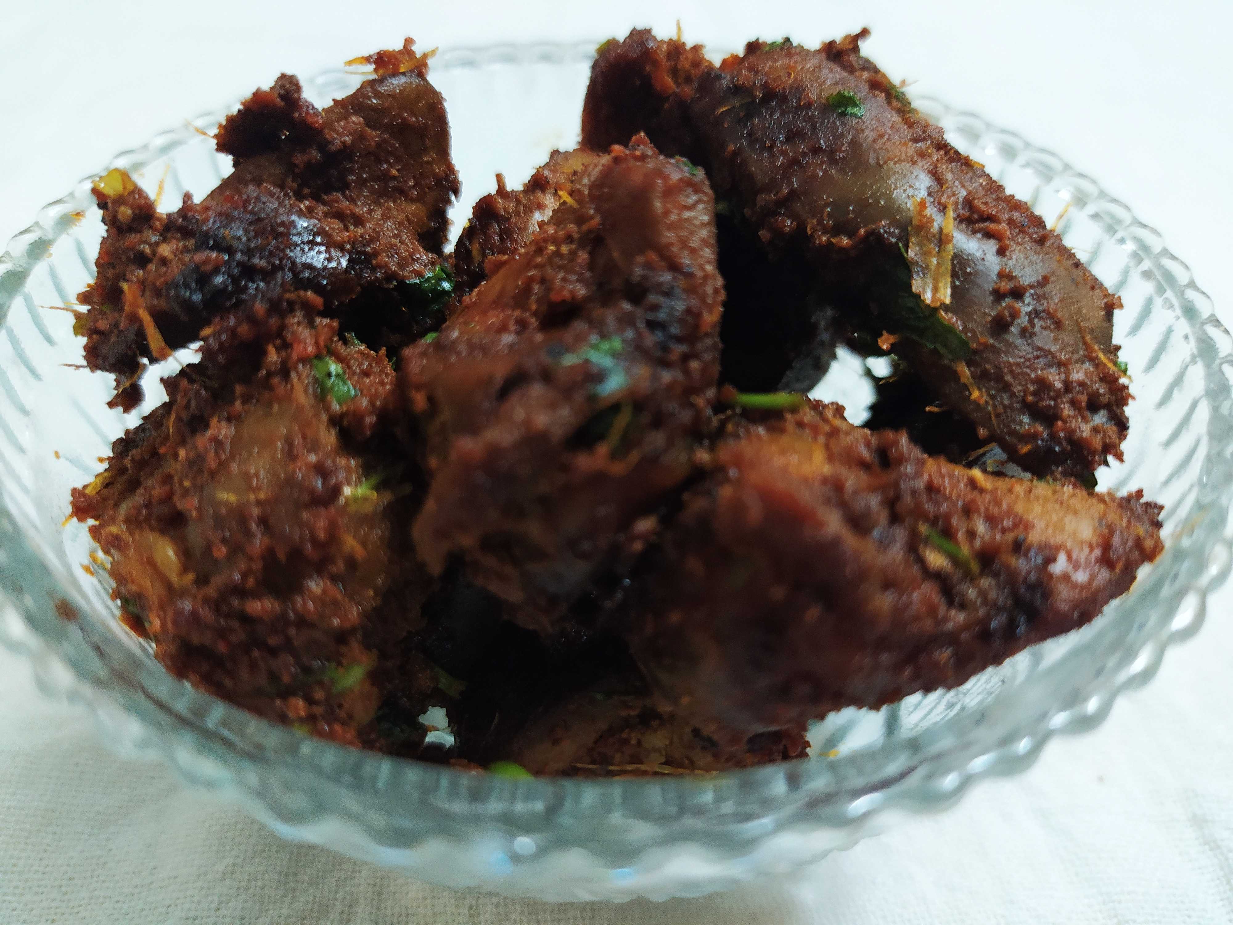 Kaleji, Pota Tava fry (Liver & Gizzard fry)