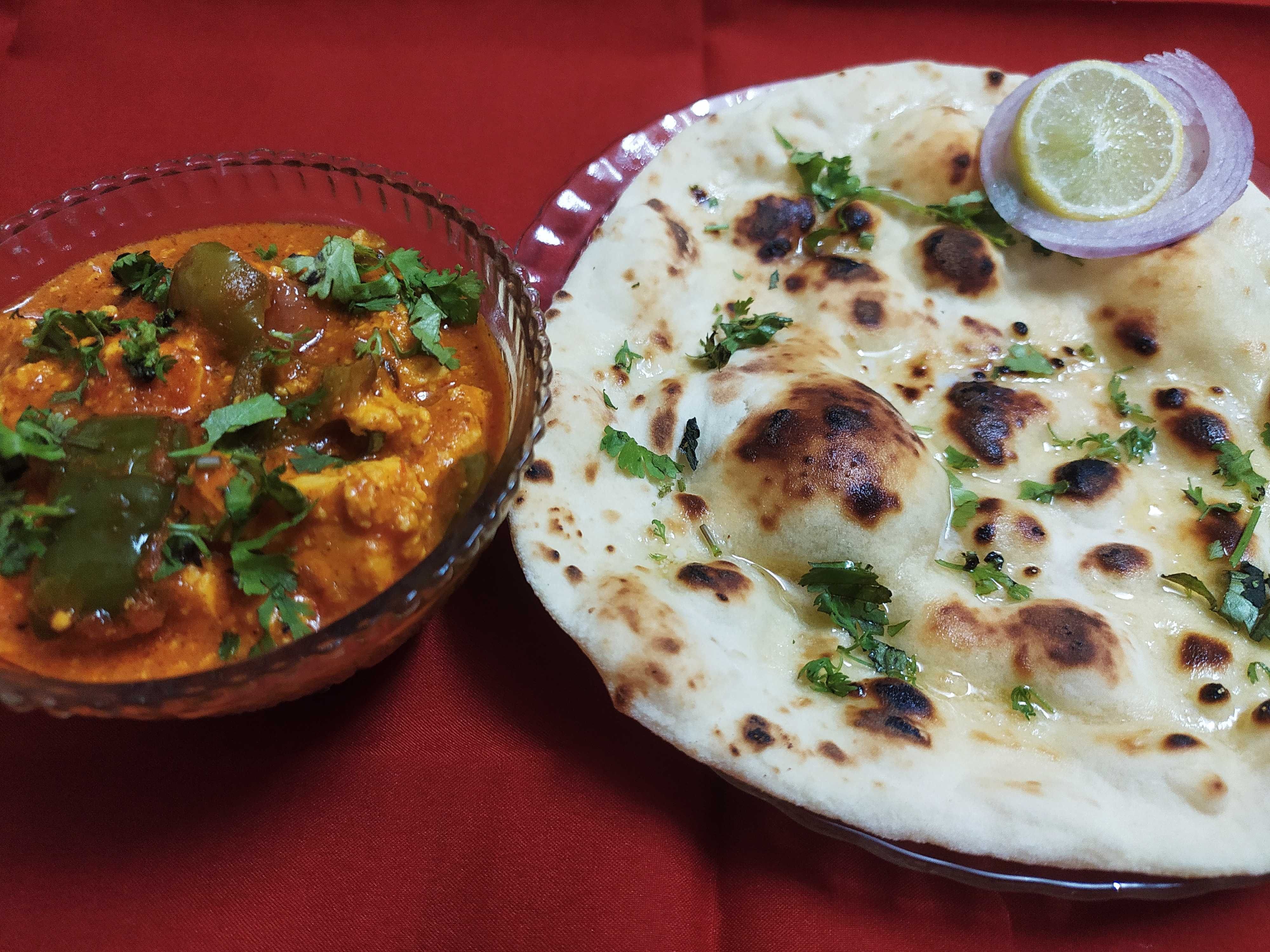 Paneer Sabji with Tandoor Butter Roti