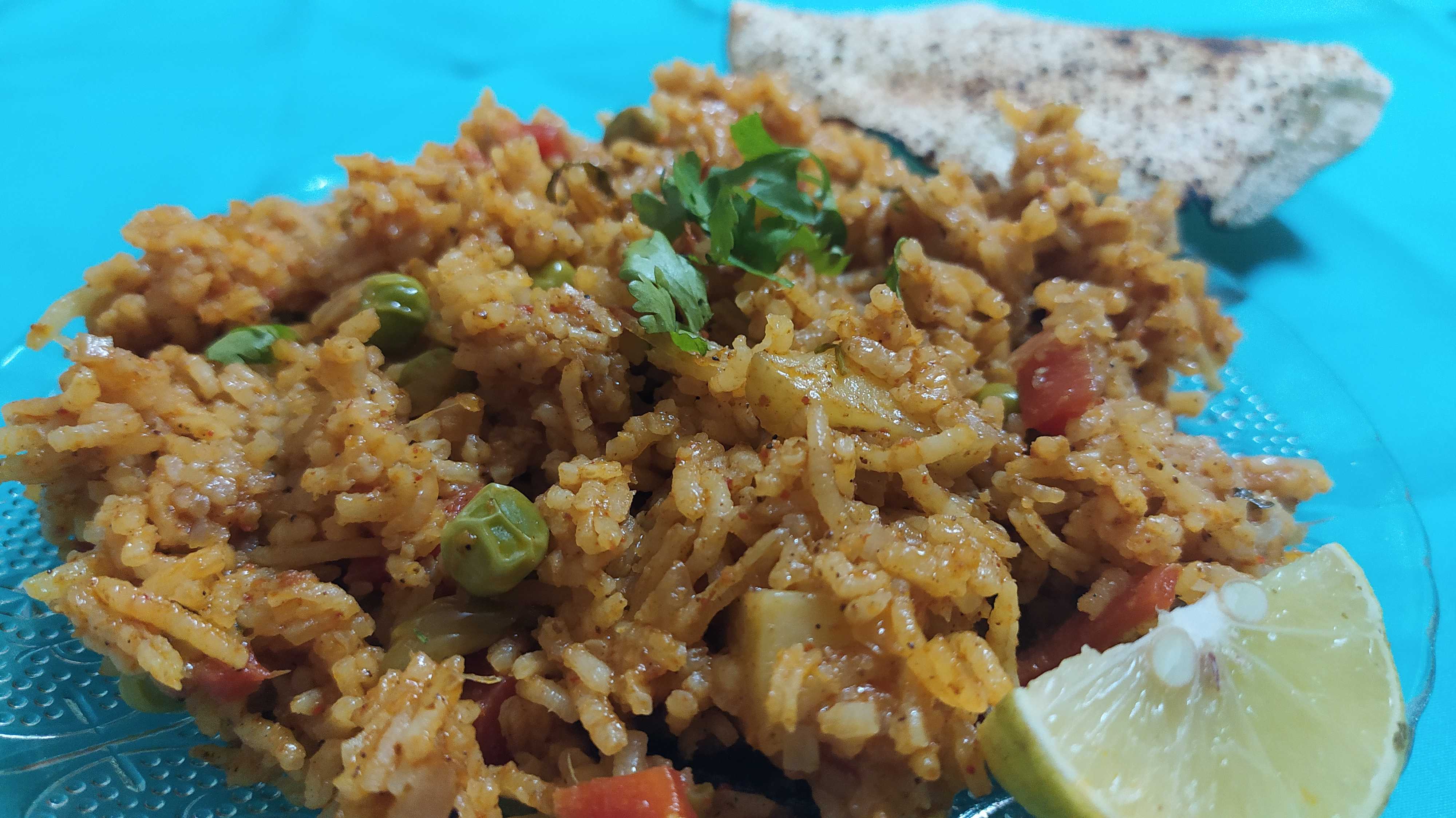 Veg Pulav / Vegetable Pulao